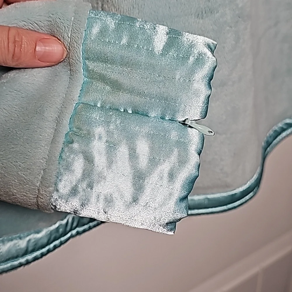 Pendleton XL fuzzy fleece jacket, aquamarine teal - Picture 16 of 16